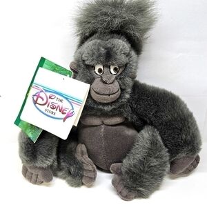 NEW VINTAGE Disney Store Tarzan Young Terk Gorilla Weighted Mini Bean Bag Plush